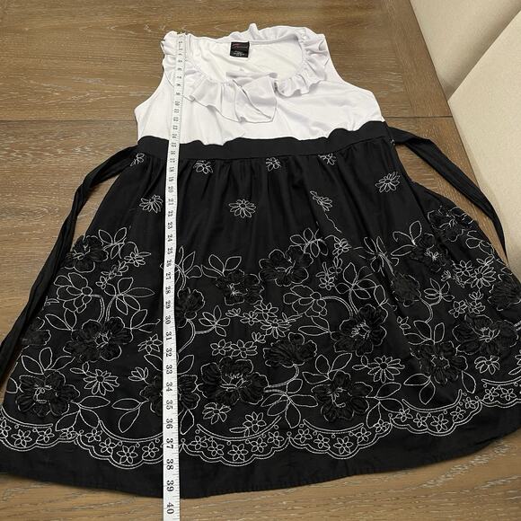 Vintage Torrid Womens Dress Plus Size 20 Floral 3D Ruffle Sleeveless Cotton - Picture 12 of 13